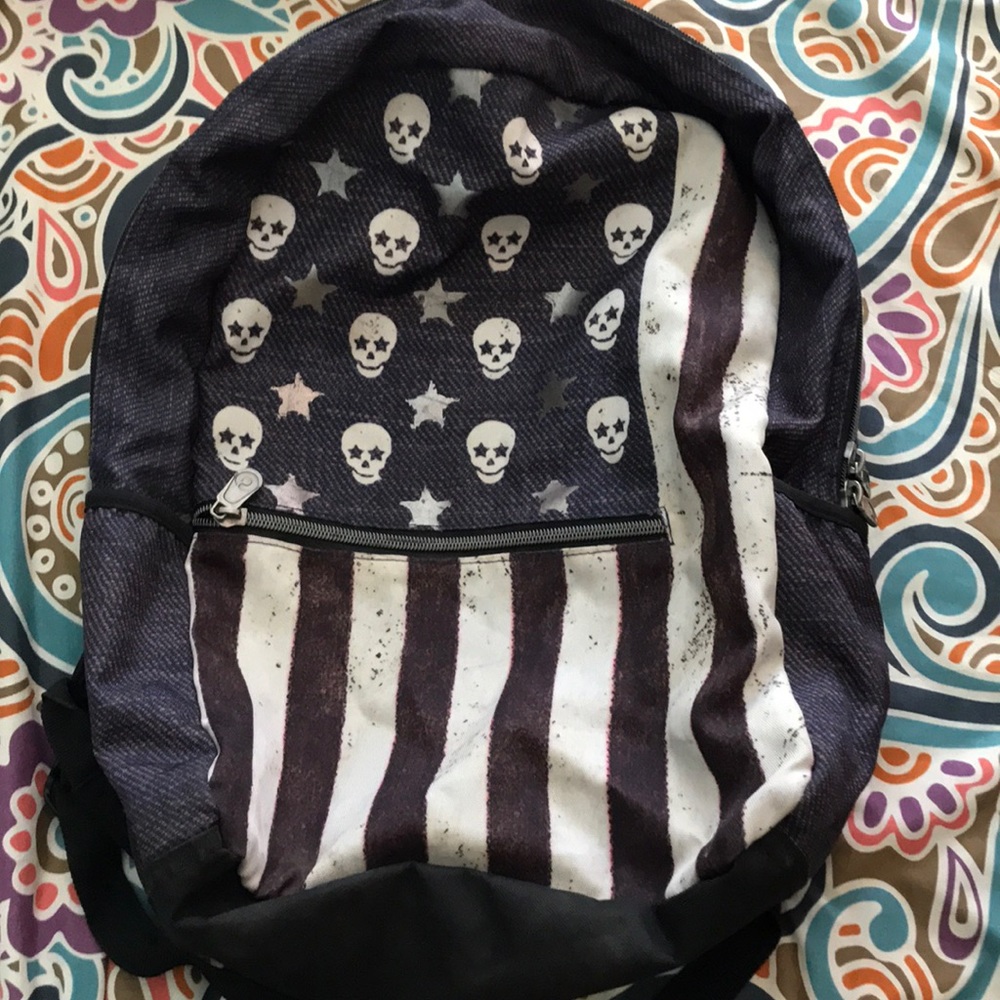 American skull backpack